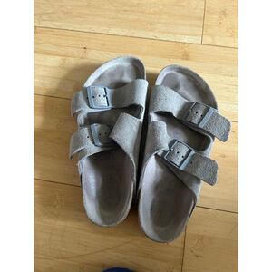Birkenstock size 37 grey sandals